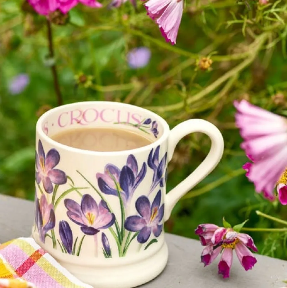 Emma Bridgewater Flowers Crocus 1/2 Pint Mug- Emma Bridgewater|Assorted Mugs
