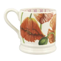 Emma Bridgewater Flowers Red Poppy 1/2 Pint Mug- Assorted Mugs|Emma Bridgewater