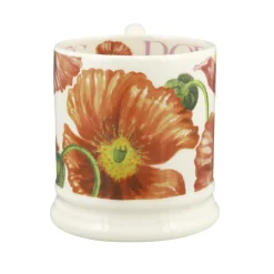 Emma Bridgewater Flowers Red Poppy 1/2 Pint Mug- Assorted Mugs|Emma Bridgewater