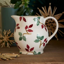 Emma Bridgewater Folk Rosehip 1/2 Pint Jug- Emma Bridgewater