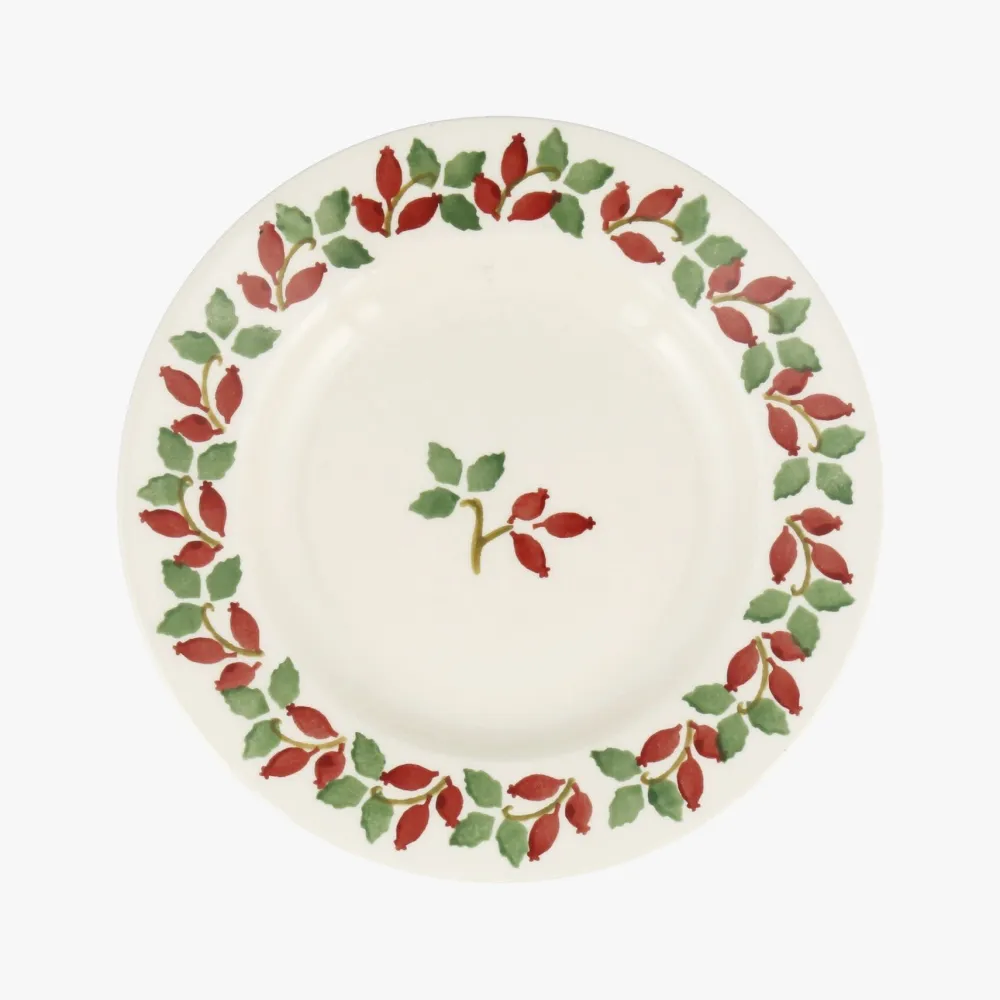 Emma Bridgewater Folk Rosehip 8.5" Plate- Emma Bridgewater