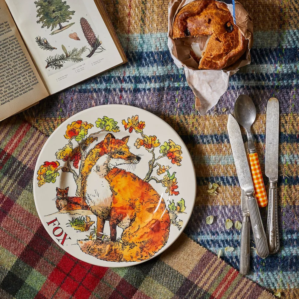 Emma Bridgewater In the Woods Fox Salad Plate- Emma Bridgewater