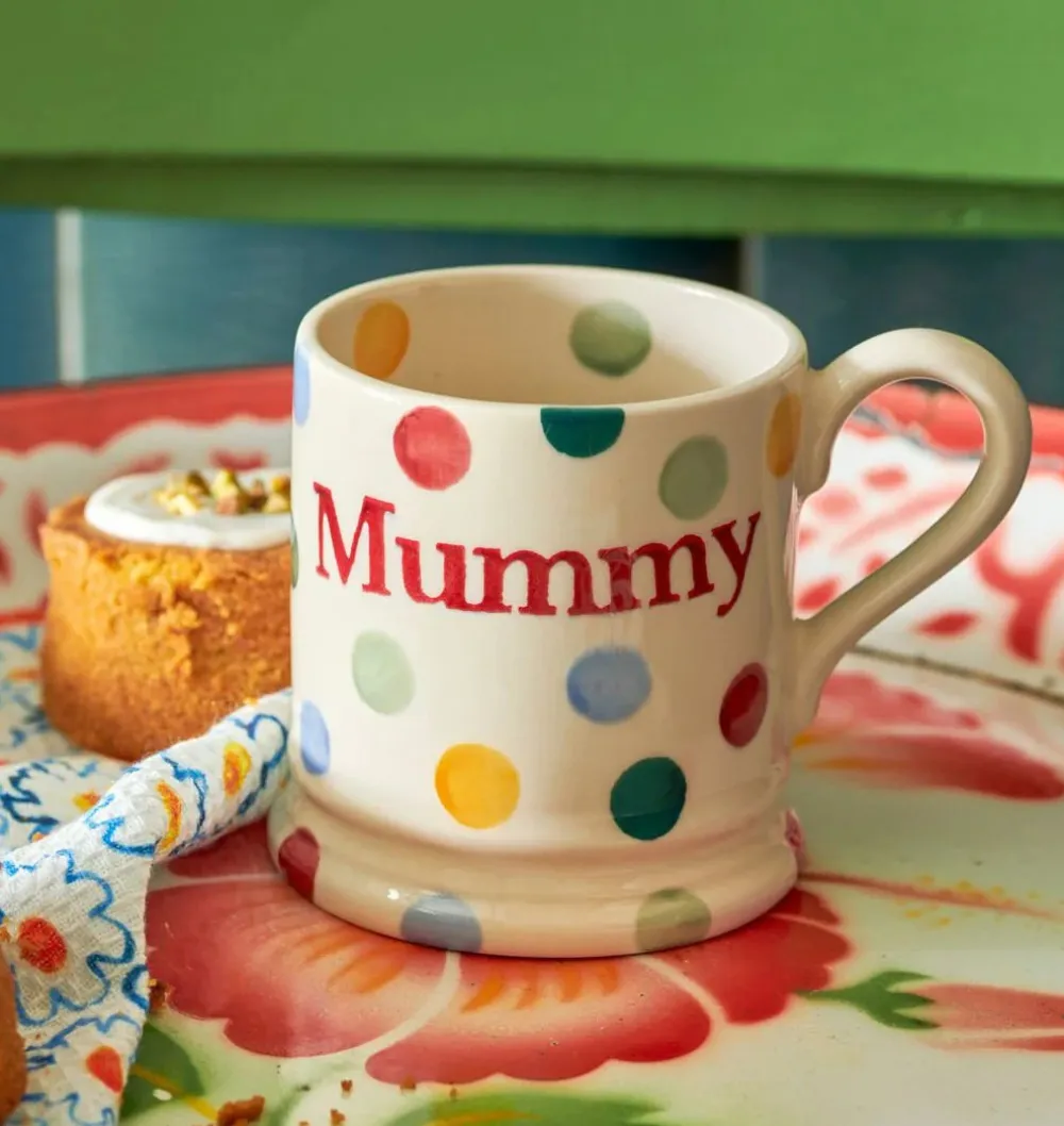 Emma Bridgewater Polka Dot Mummy 1/2 Pint Mug- Emma Bridgewater|Assorted Mugs