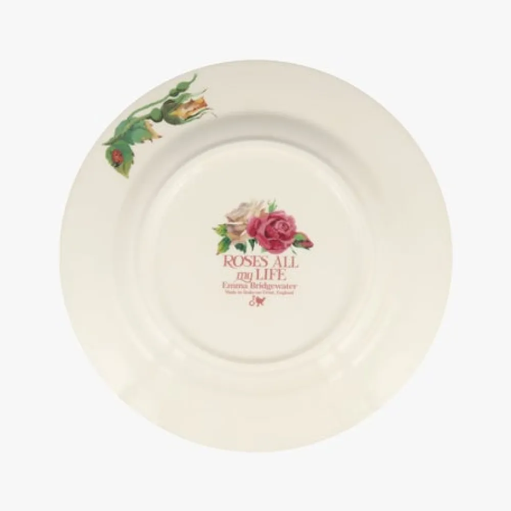 Emma Bridgewater Roses All My Life 8.5" Plate- Emma Bridgewater
