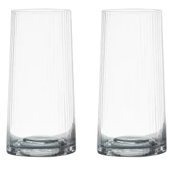 Empire Clear Highball Tumbler Pair- Glasses & Steins