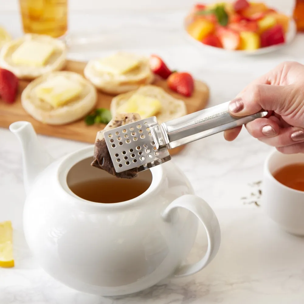 Endurance Mini Tea Tongs- Tea Bag Holders & Squeezers