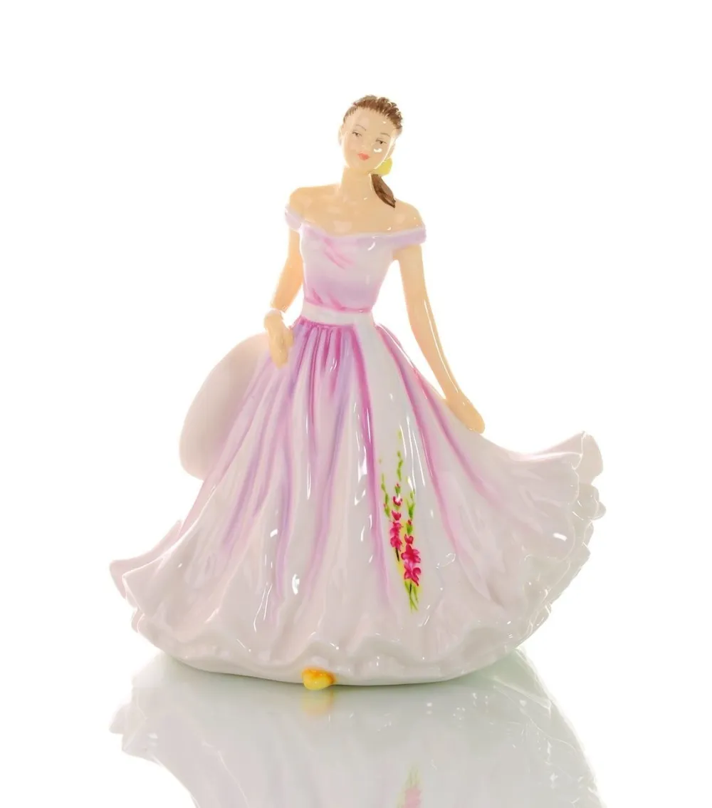 English Ladies Co. 'Flower of the Month, August'- English Ladies Figurines