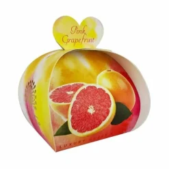 English Soap Co. Pink Grapefruit Mini Guest Soaps Set- Bar Soaps