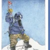 Everest Confused Hiker Greeting Card- Greeting Cards