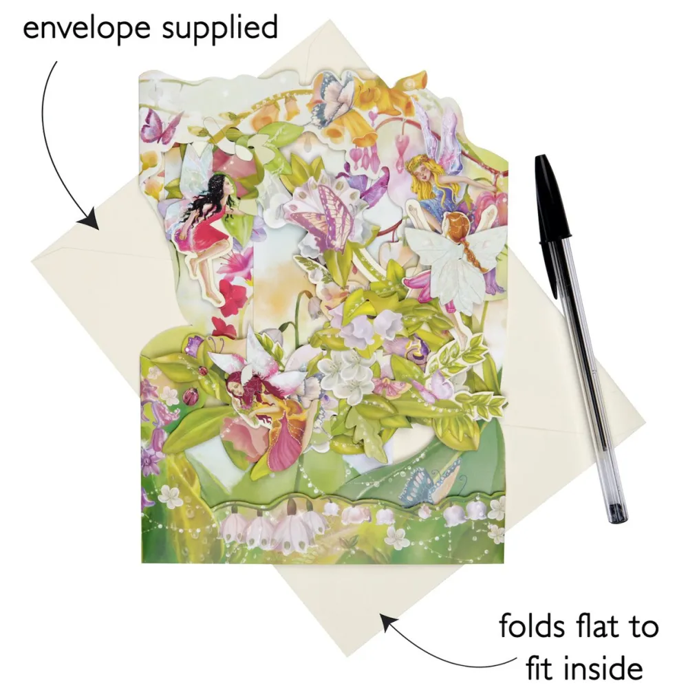 Fairies Swing Card- Greeting Cards