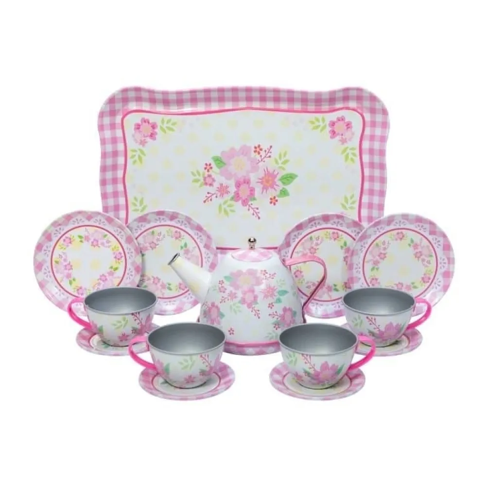 Fancy Tin Tea Set- Children's Tea Sets