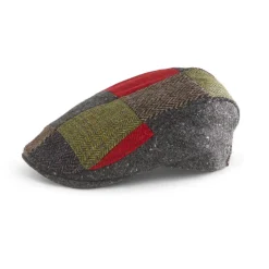 Fia Tweed Tailored Patchwork Cap- Hats