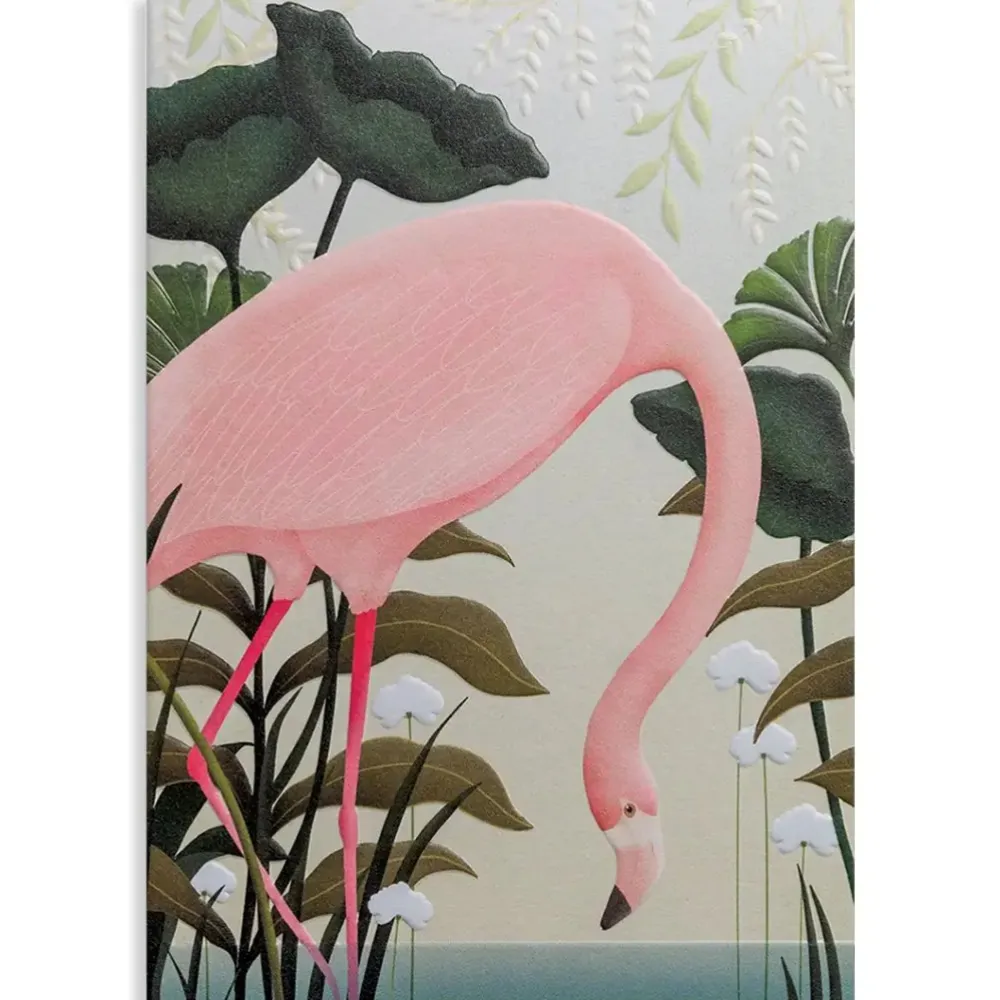 Flamingo Greeting Card- Greeting Cards