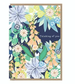 Florals Thinking of You Card- Greeting Cards