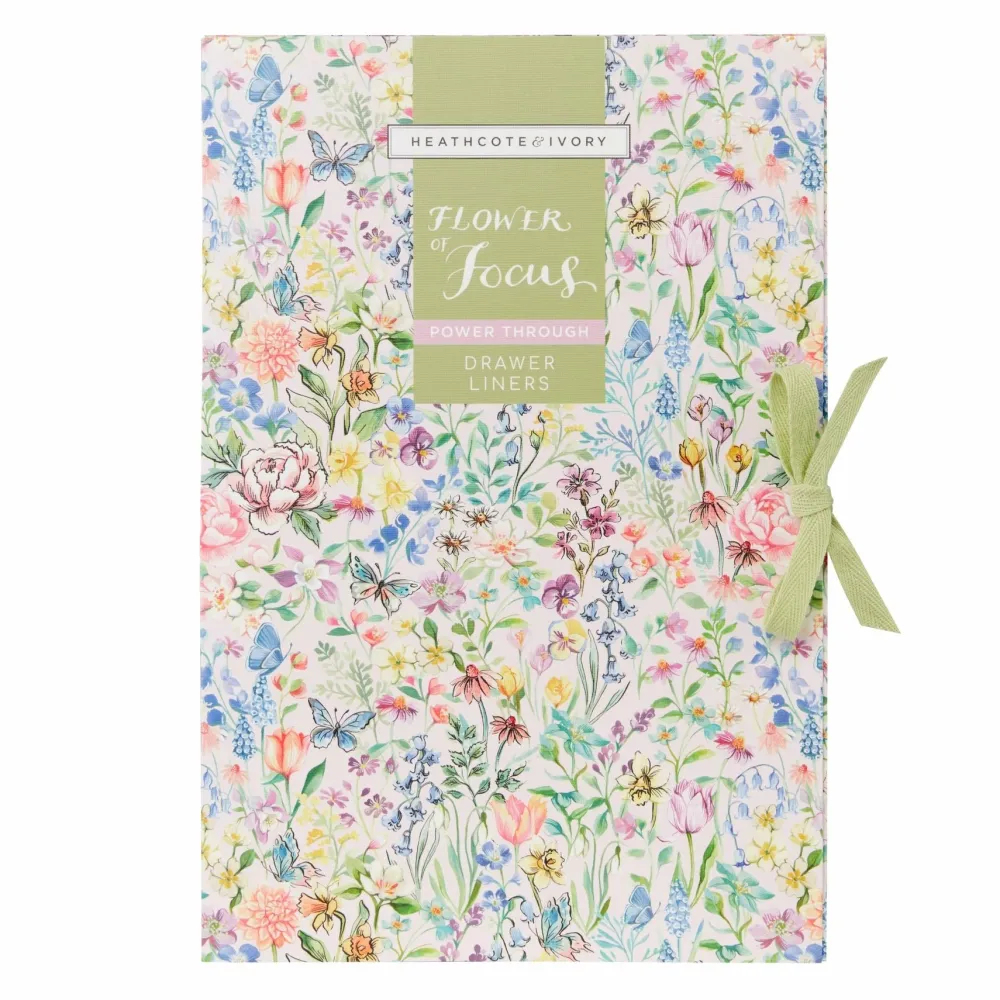 Flower of Focus Power Through Scented Drawer Liners- Home Fragrance