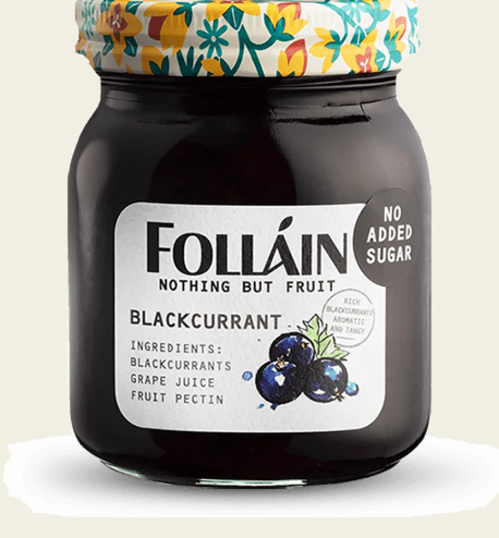 Follain Folláin Nothing But Fruit Blackcurrant Jam- Jams & Marmalade