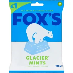Fox's Glacier Mints Bag 100g- Sweets