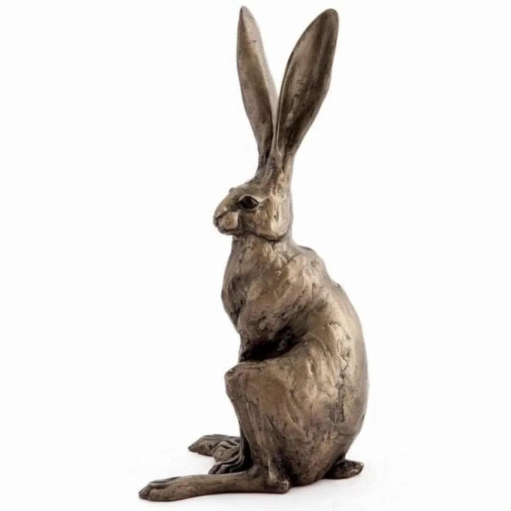 Frith Sculpture Sitting Hare Medium Sculpture- Home Accents|Frith Sculpture