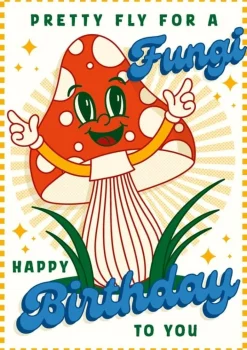 Fungi Birthday Card- Greeting Cards