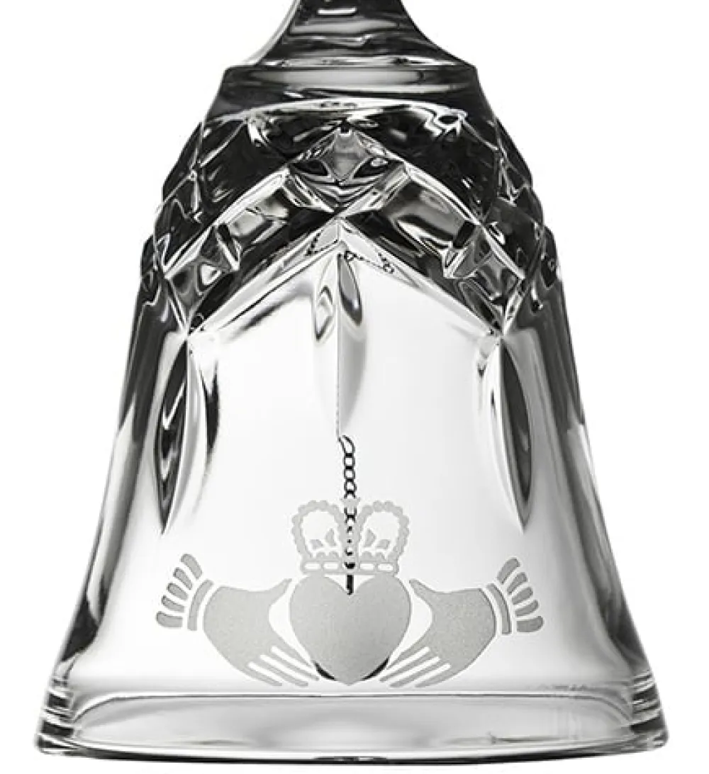 Galway Crystal Claddagh Crystal Make Up Bell- Galway Crystal