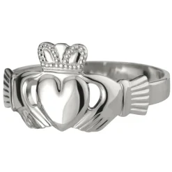 Galway Crystal Ladies Claddagh Sterling Silver Ring- Rings