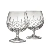 Galway Crystal Longford Brandy Glass Pair- Galway Crystal|Glasses & Steins