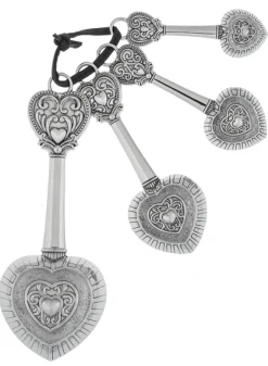 GANZ Heart-Shaped Measuring Spoons Set- Kitchen Tools
