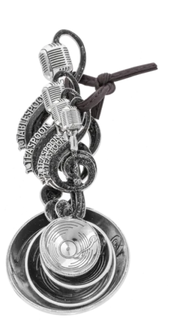 GANZ Treble Clef Microphone Measuring Spoons- Kitchen Tools