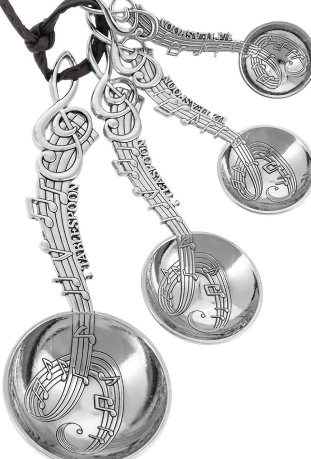 GANZ Treble Clef Music Note Measuring Spoon Set- Kitchen Tools