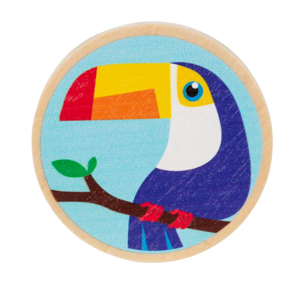 GANZ Wooden Memory Game (Birds)- Games & Puzzles|Toys