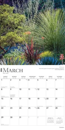 Gardens 2026 Wall Calendar- Calendars