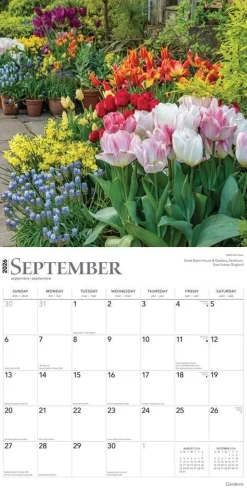 Gardens 2026 Wall Calendar- Calendars