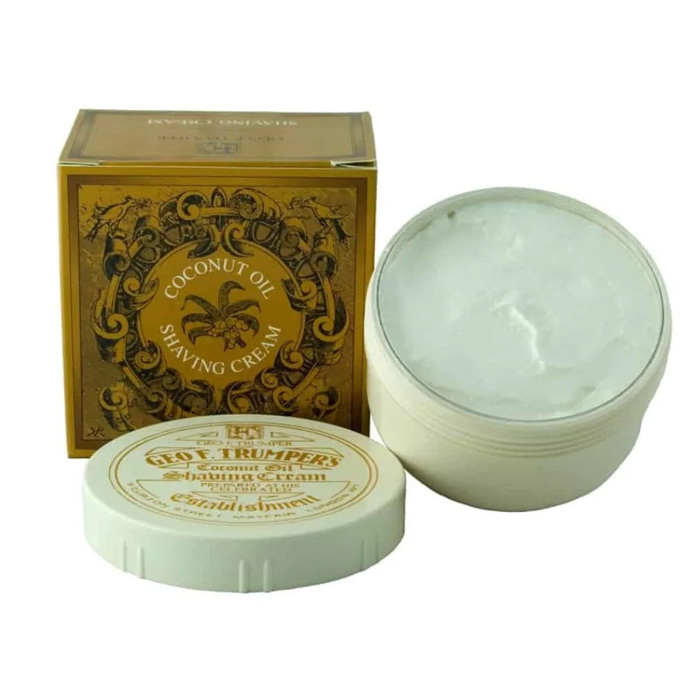 Geo. F. Trumper Coconut Oil Shaving Cream Pot- Shaving Soaps & Cream