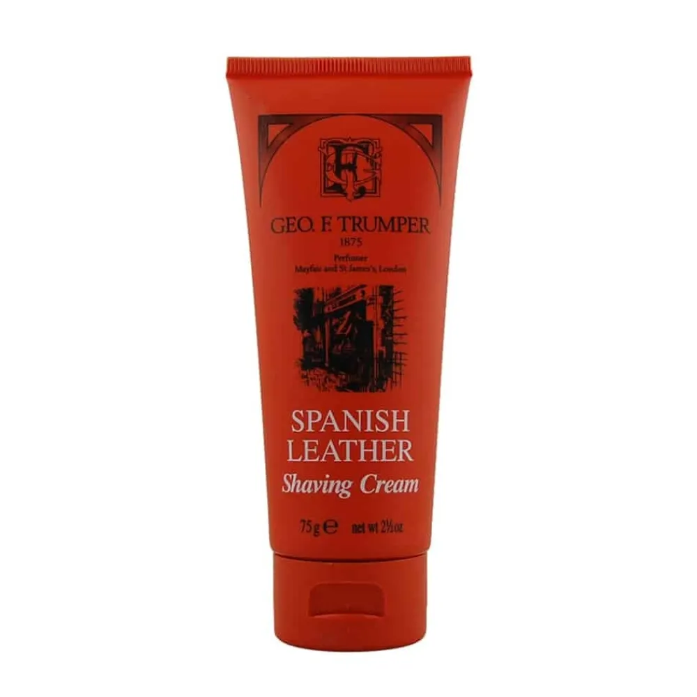 Geo. F. Trumper Spanish Leather Shaving Cream Tube- Shaving Soaps & Cream
