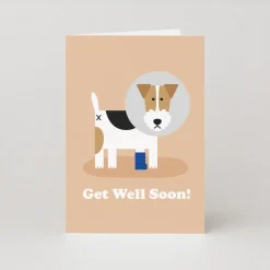 Get Well Soon Dog Card- Greeting Cards