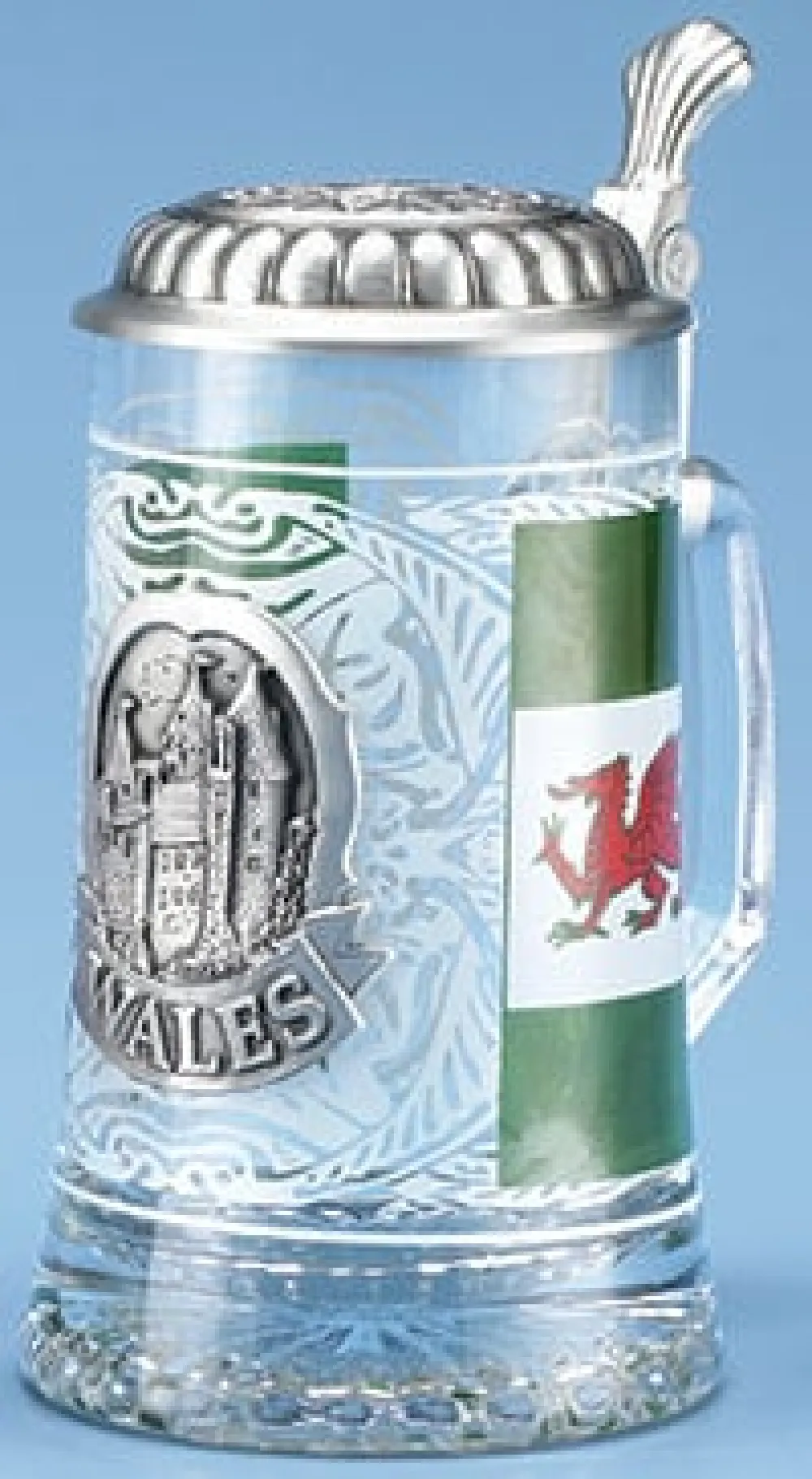 Glass Wales Stein- Pewter Gifts & Jewelry|Glasses & Steins