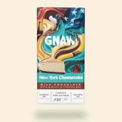 Gnaw New York Cheesecake Chocolate Bar- British Chocolate