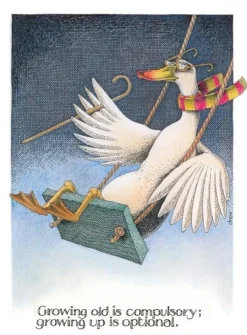 Growing Old Greeting Card- Greeting Cards