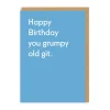 Grumpy Old Git Birthday Card- Greeting Cards