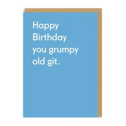 Grumpy Old Git Birthday Card- Greeting Cards