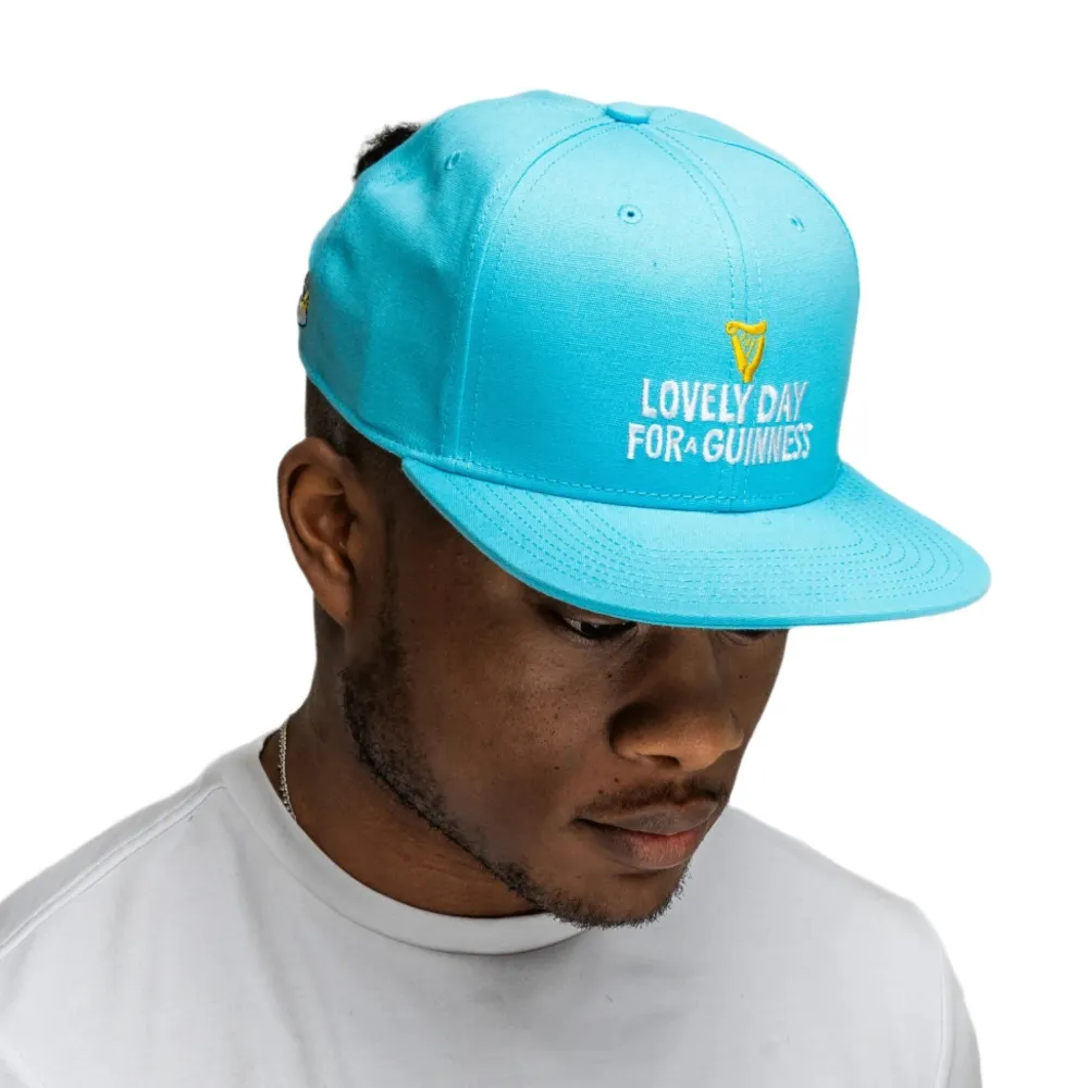 Guinness Blue Flat Brim Baseball Cap- Hats