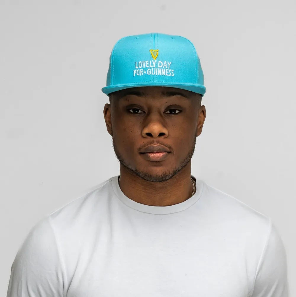 Guinness Blue Flat Brim Baseball Cap- Hats