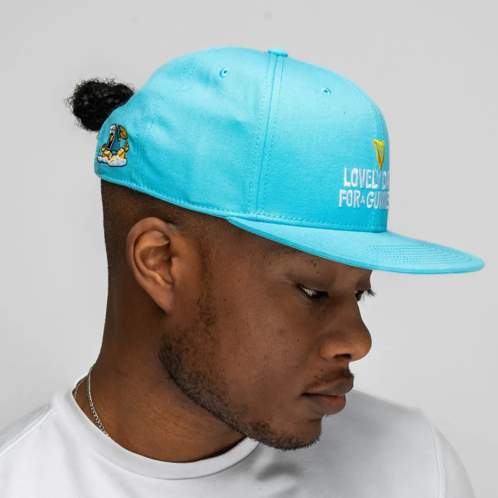 Guinness Blue Flat Brim Baseball Cap- Hats