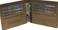 Guinness Classic Brown Leather Wallet- Cultural Icons