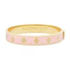 Halcyon Days Agama Sparkle Pink & Clear Hinged Bangle- Bracelets & Bangles