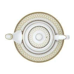 Halcyon Days Antler Trellis Ivory Tea For One- Halcyon Days China|Halcyon Days