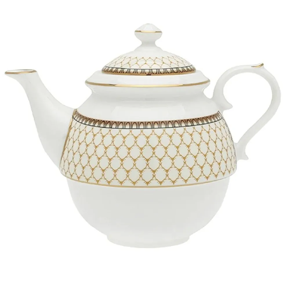 Halcyon Days Antler Trellis Ivory Tea For One- Halcyon Days China|Halcyon Days