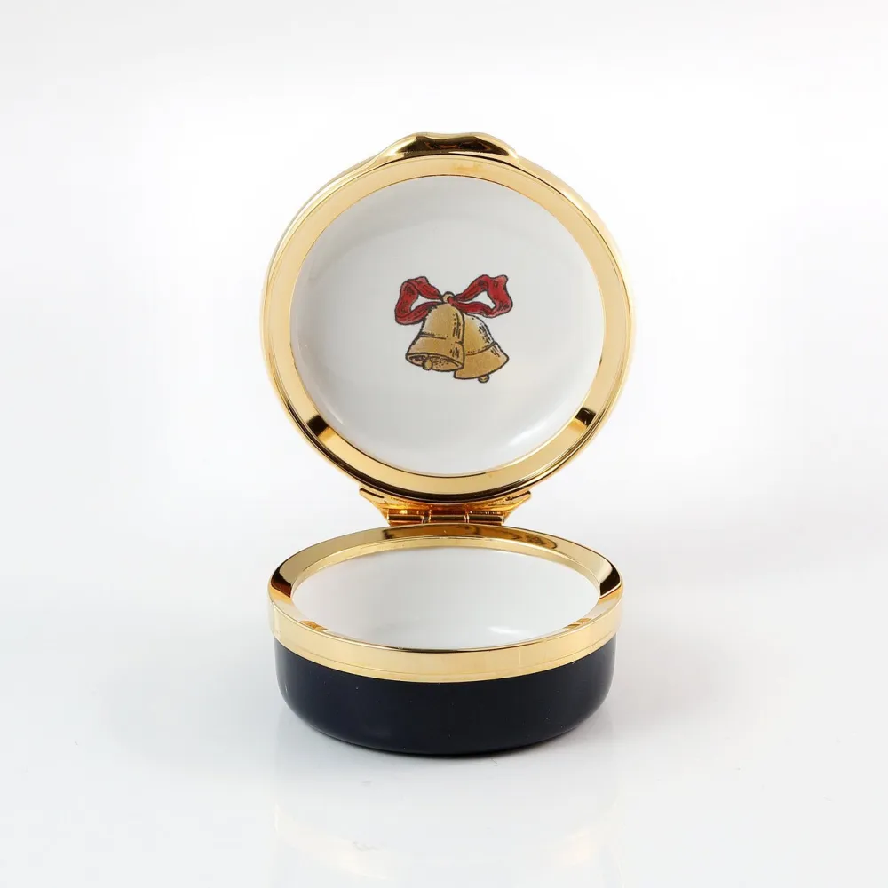 Halcyon Days Cherub Singing Enamel Box- Home Accents|Halcyon Days Enamels