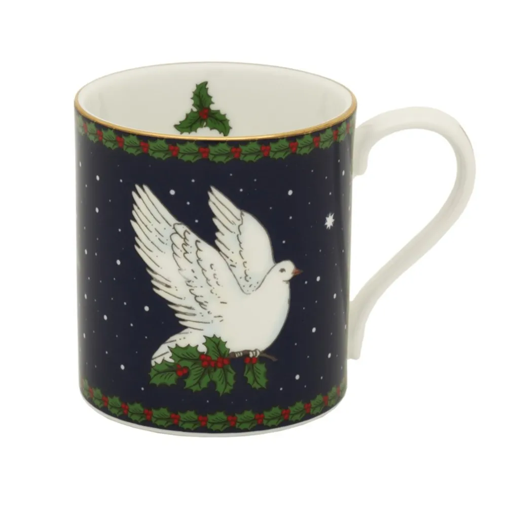 Halcyon Days Dove of Peace Mug- Halcyon Days China|Halcyon Days