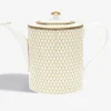Halcyon Days Ivory Antler Trellis Teapot- Halcyon Days China|Halcyon Days
